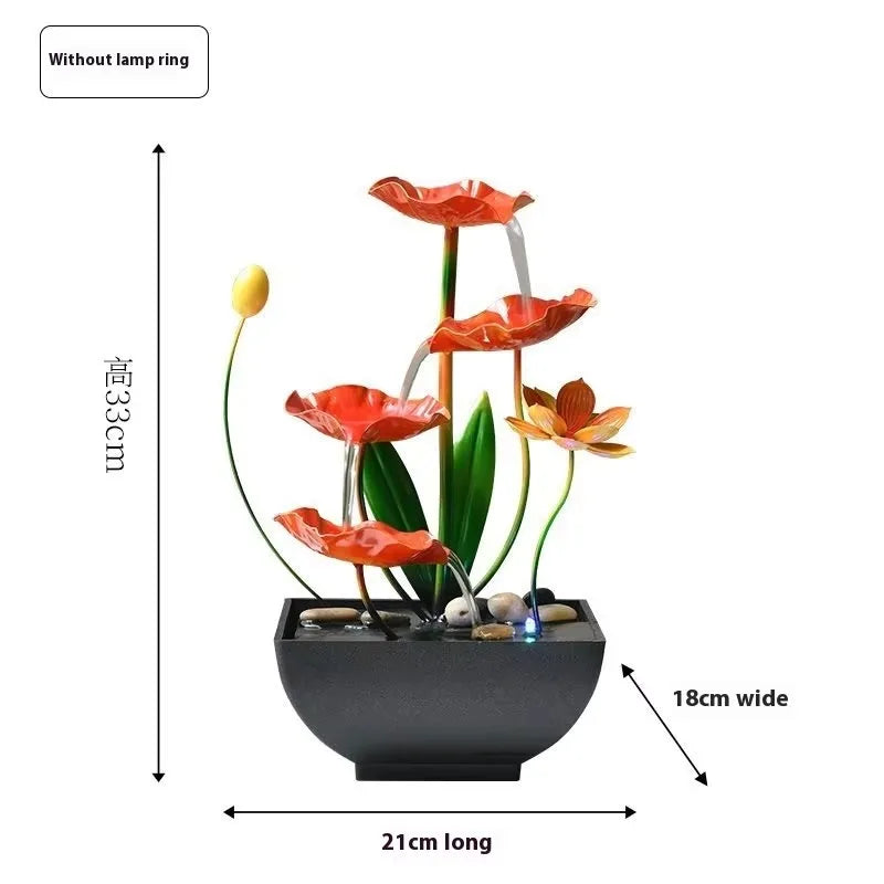 Moderner Brunnen – Minimalistisches Design – 10cm Tisch