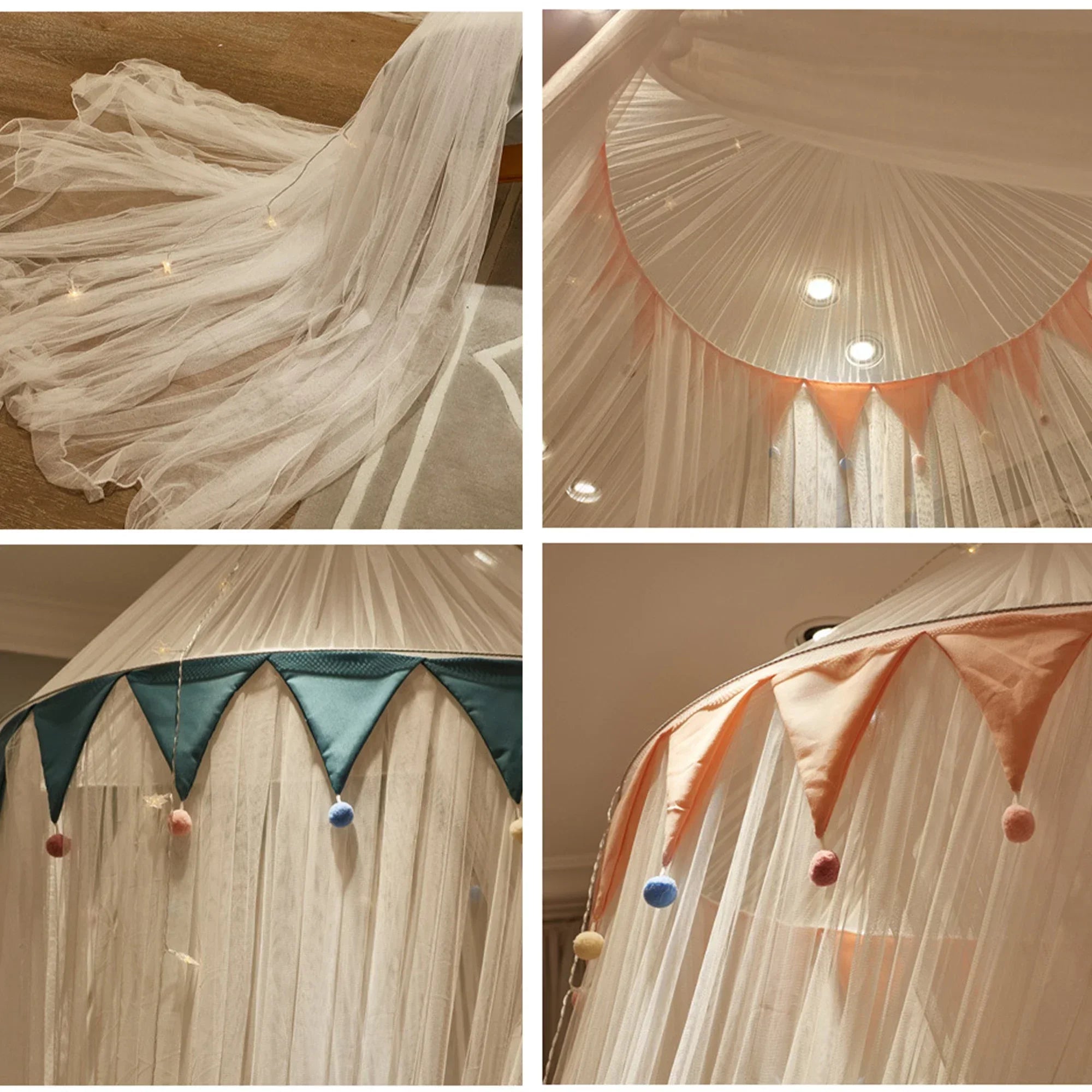 Moskitonetz – Elegantes Polyester-Kuppel – 0.6 x 2.6 m