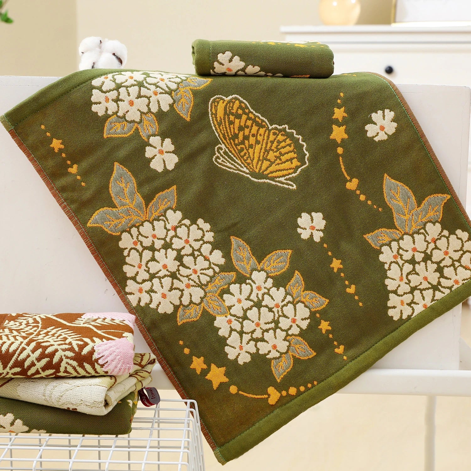 Mullhandtuch – Baumwolle Strick – Vielseitig & Weich