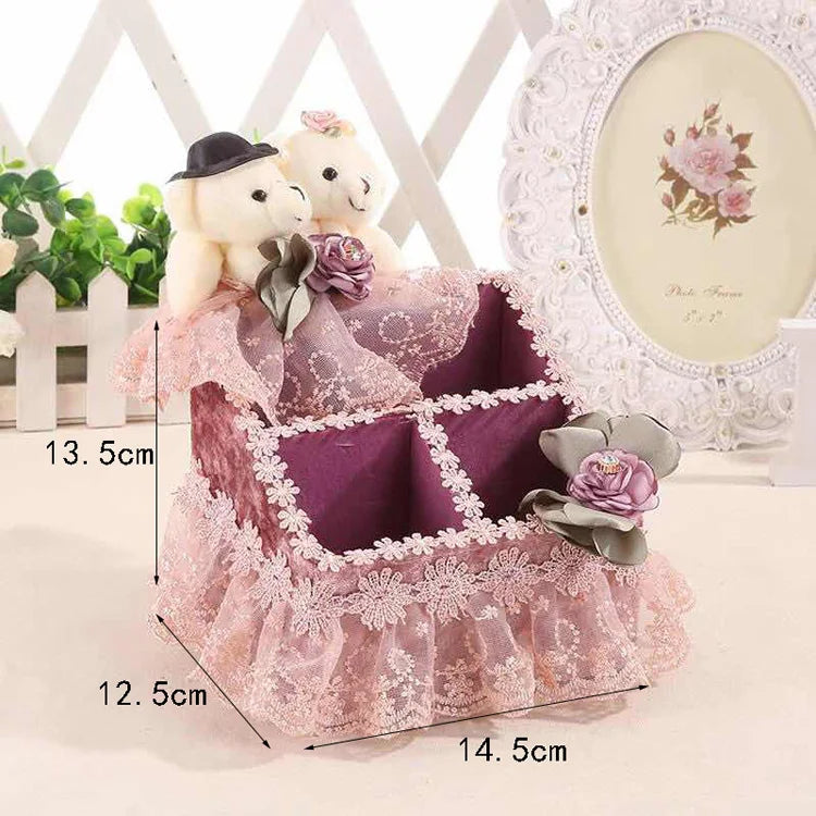 Multifunktions-Aufbewahrungskorb – Europäischer Stil – 29x18x14cm