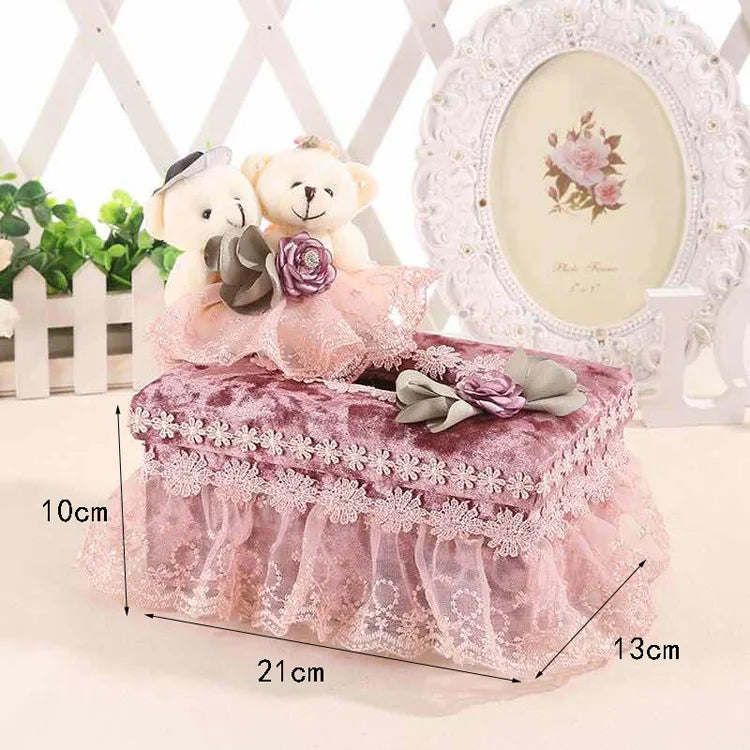 Multifunktions-Aufbewahrungskorb – Europäischer Stil – 29x18x14cm