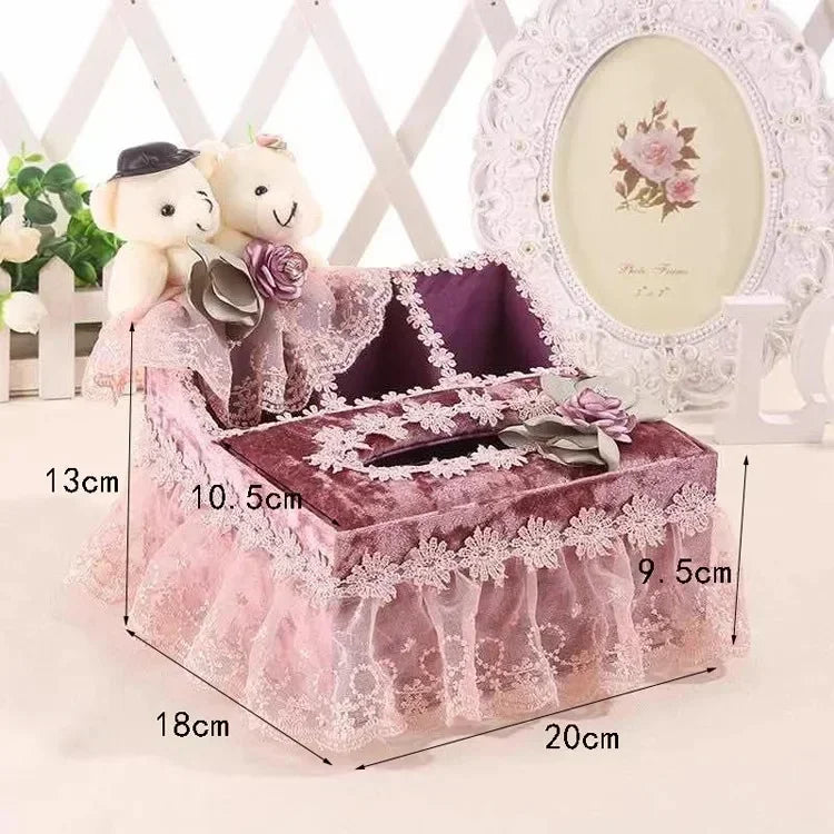 Multifunktions-Aufbewahrungskorb – Europäischer Stil – 29x18x14cm