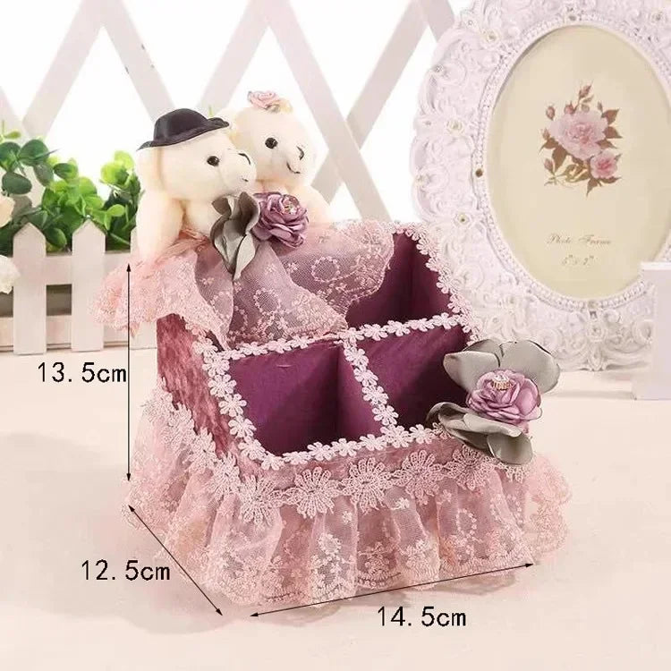 Multifunktions-Aufbewahrungskorb – Europäischer Stil – 29x18x14cm