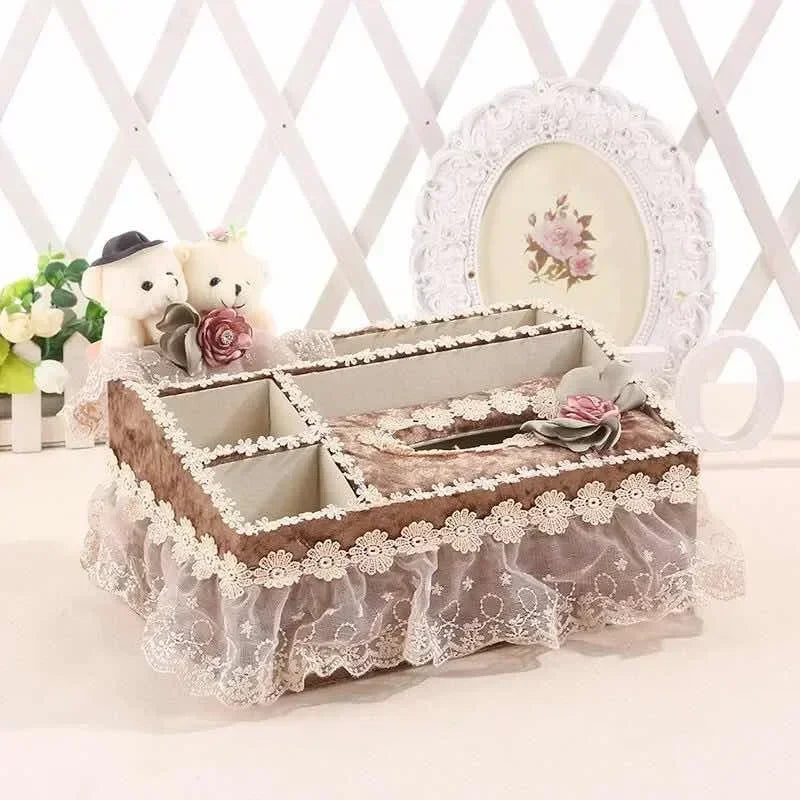 Multifunktions-Aufbewahrungskorb – Europäischer Stil – 29x18x14cm