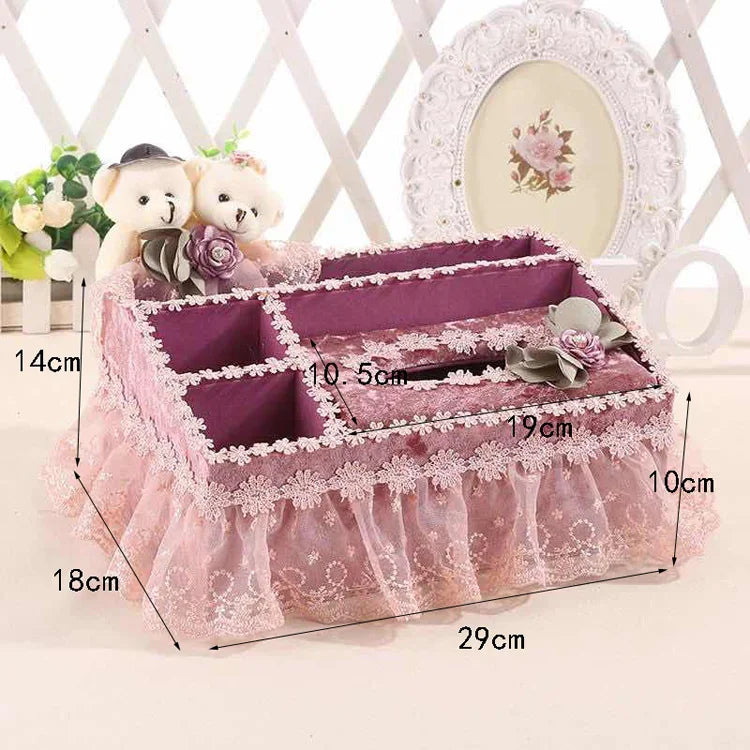 Multifunktions-Aufbewahrungskorb – Europäischer Stil – 29x18x14cm