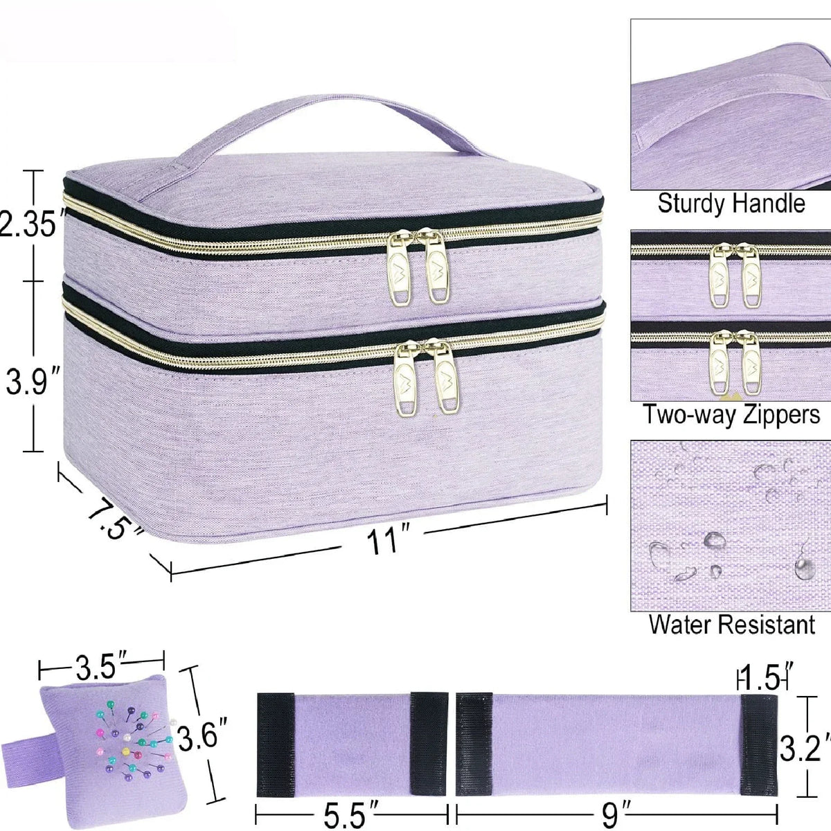 Nähbedarf Tasche – Polyester Reiseetui – Grosse Kapazität