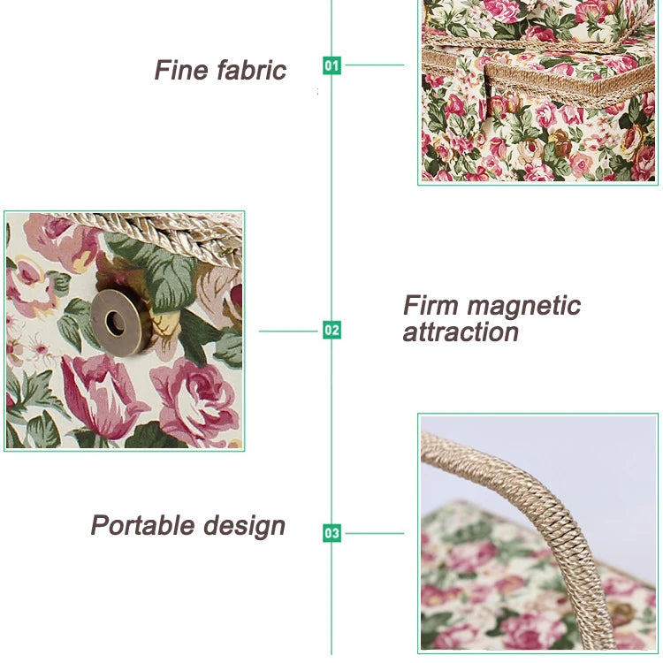 Nähkorb – Kompakt & Stilvoll – Tragbare Aufbewahrung