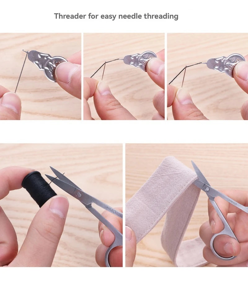 Nähset – Stilvoll Edelstahl – Tragbares Design