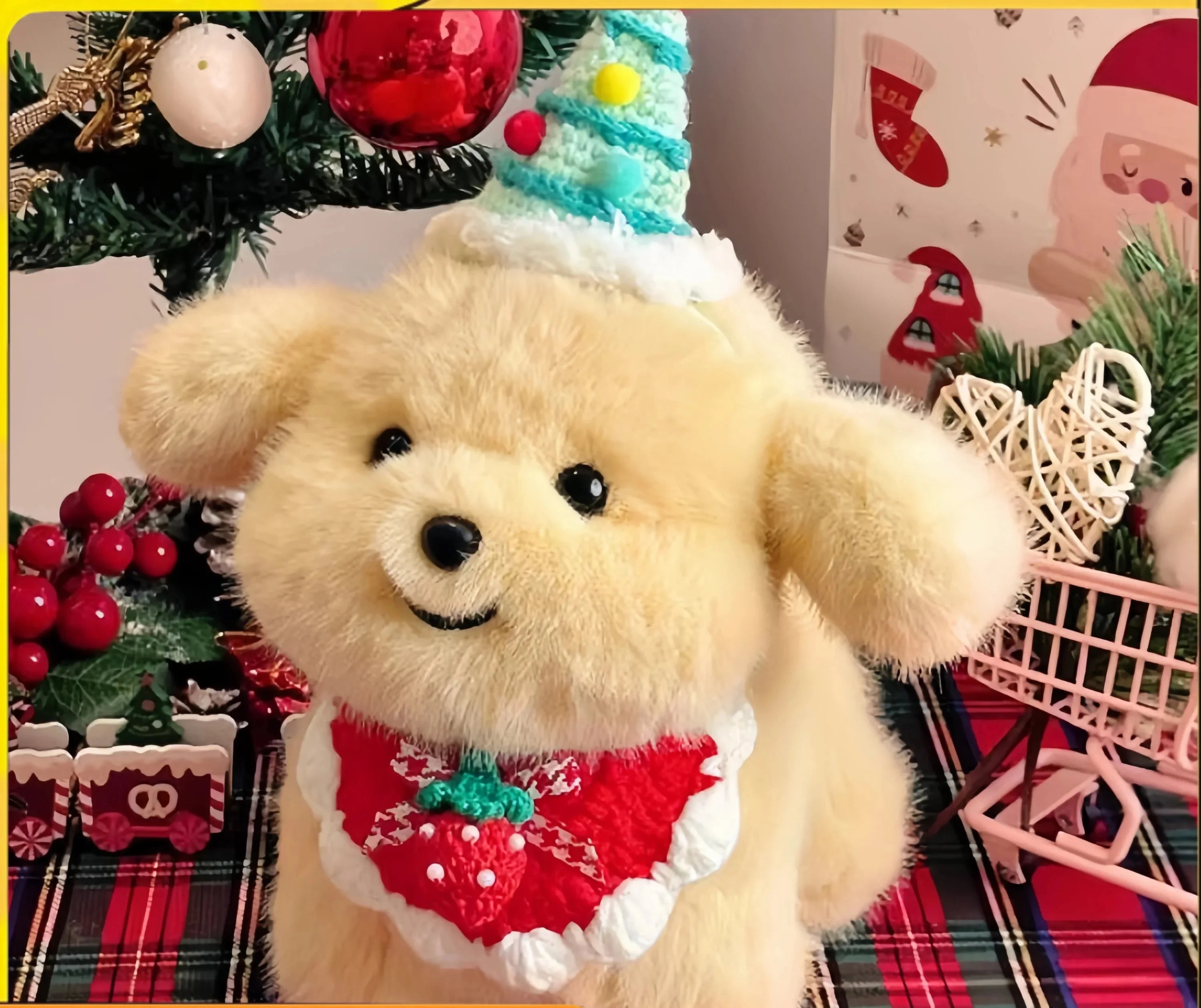 Niedliche Welpenpuppe – Plüschtier – Raumornament