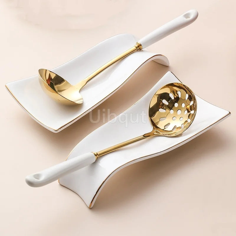 Nordic Gold Edelstahl Utensilienhalter – Set Optionen