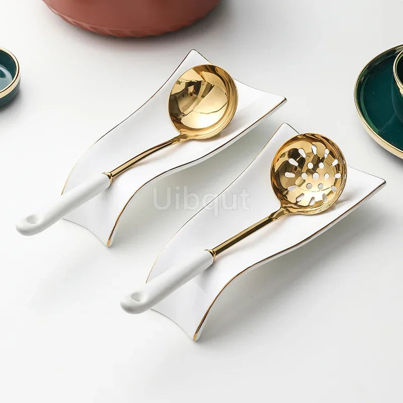 Nordic Gold Edelstahl Utensilienhalter – Set Optionen