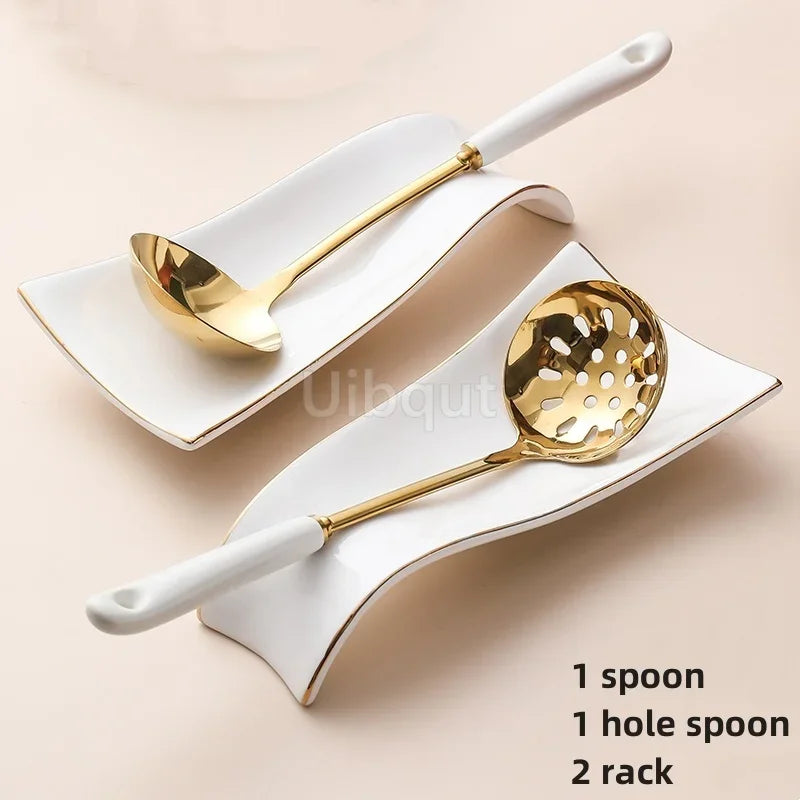 Nordic Gold Edelstahl Utensilienhalter – Set Optionen