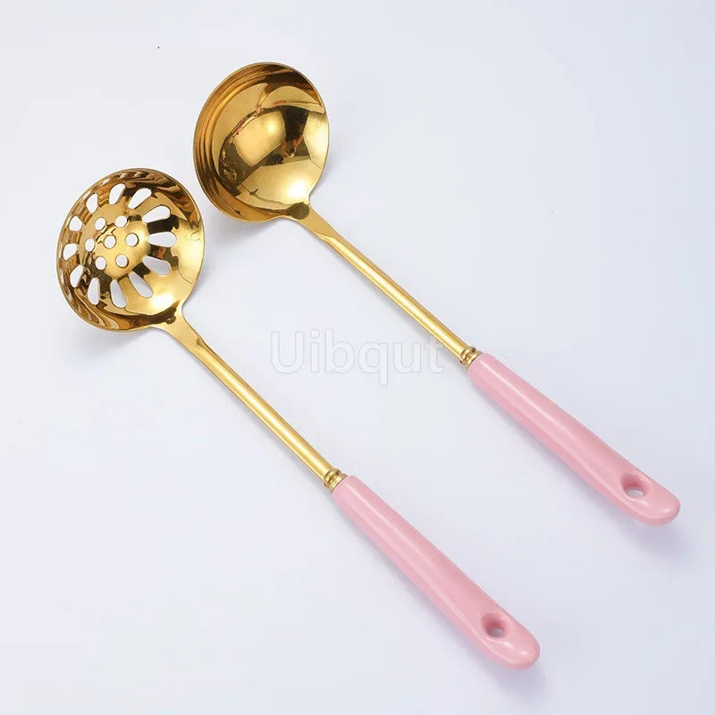 Nordic Gold Edelstahl Utensilienhalter – Set Optionen