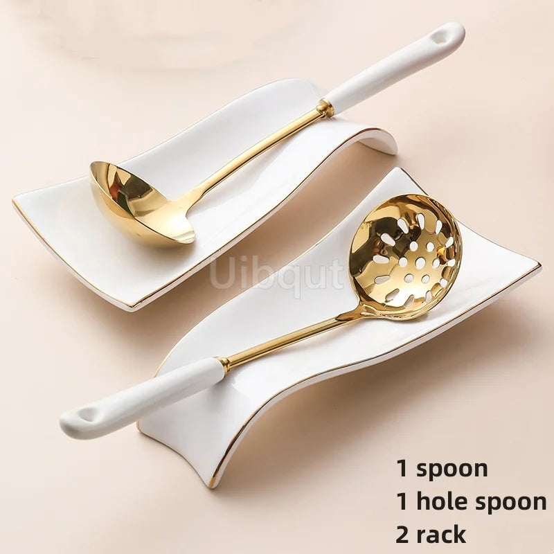 Nordic Gold Edelstahl Utensilienhalter – Set Optionen