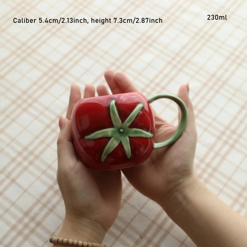 Nordic Keramik Becher Set – Handbemaltes Design