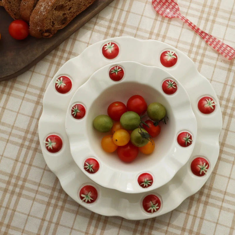 Nordic Keramik Becher Set – Handbemaltes Design