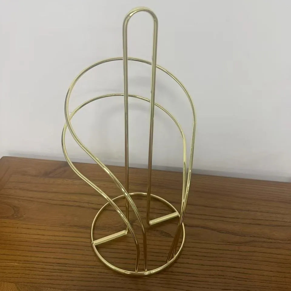 Nordic Küchenrollenhalter - Metall Design - Goldoptik