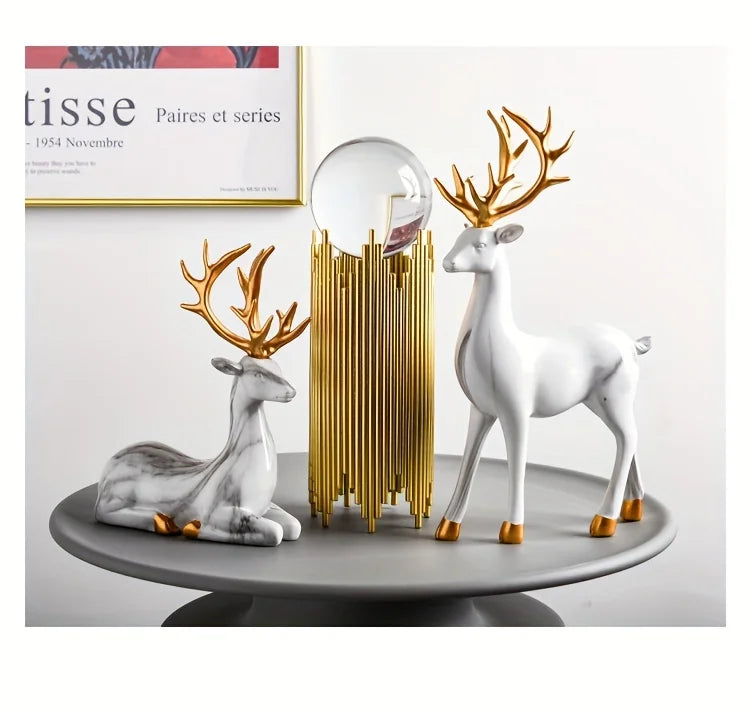 Nordic Style Metallornamente – Eisen & Glas Deko-Element