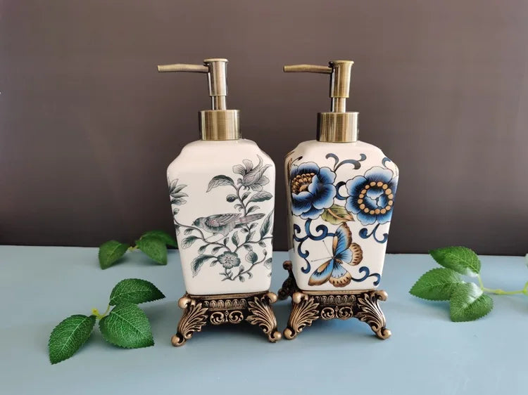 Nordic Vintage Lotionspender – Keramik Design 340ml