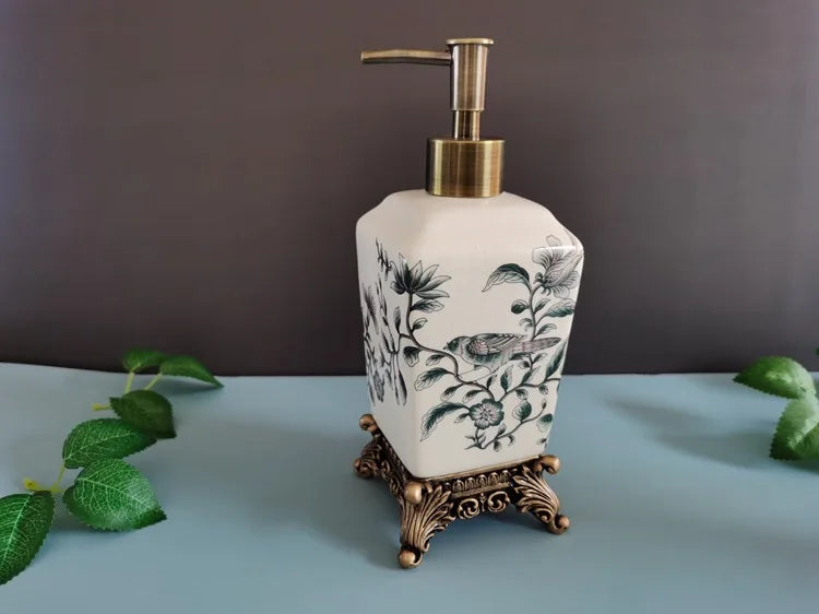 Nordic Vintage Lotionspender – Keramik Design 340ml