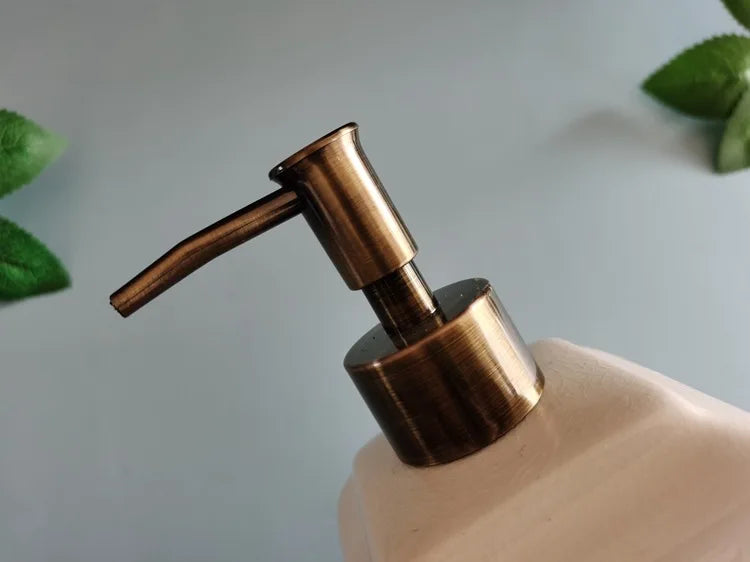 Nordic Vintage Lotionspender – Keramik Design 340ml