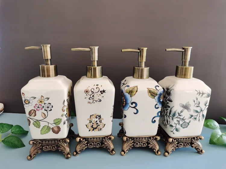 Nordic Vintage Lotionspender – Keramik Design 340ml