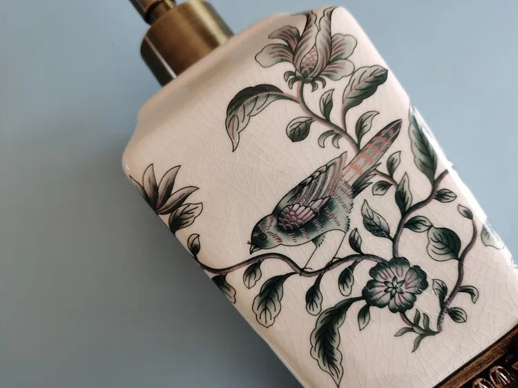 Nordic Vintage Lotionspender – Keramik Design 340ml