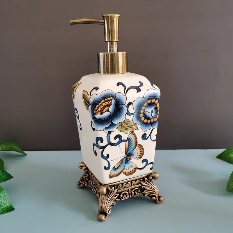 Nordic Vintage Lotionspender – Keramik Design 340ml