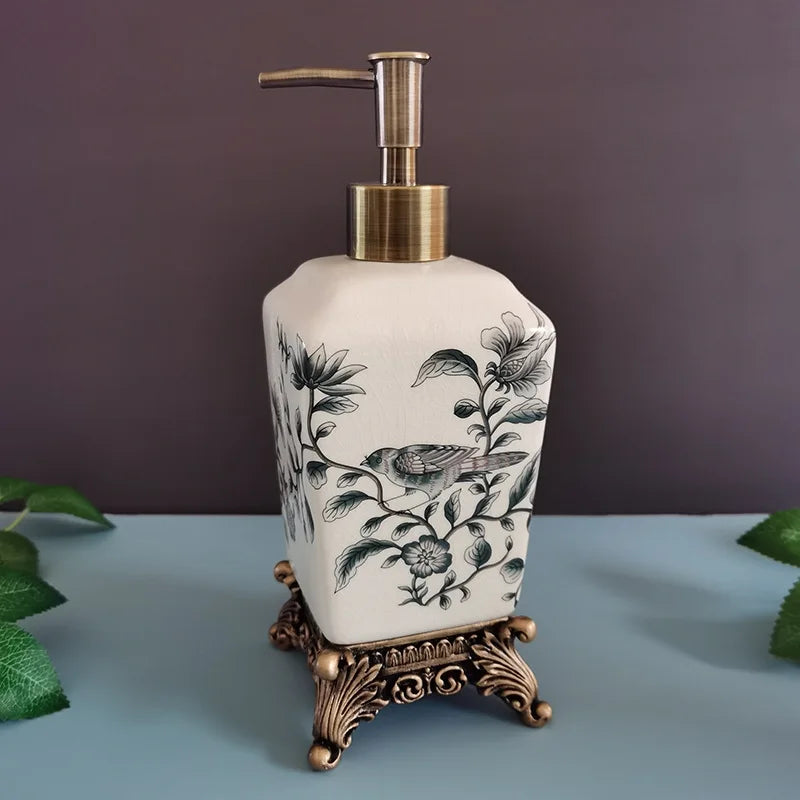 Nordic Vintage Lotionspender – Keramik Design 340ml