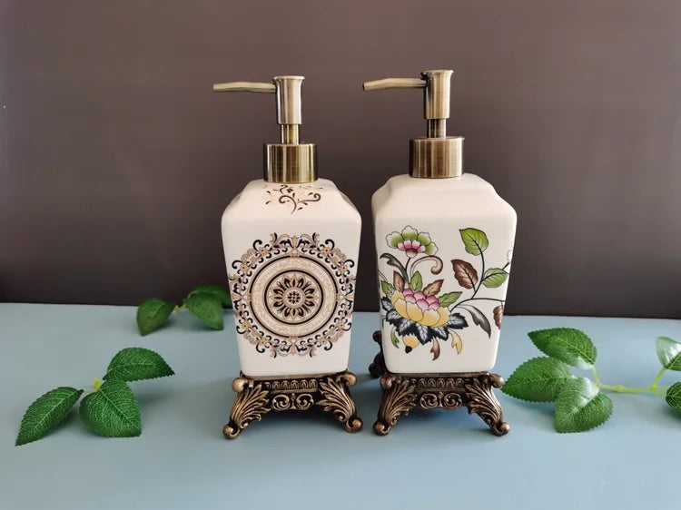 Nordic Vintage Lotionspender – Keramik Design 340ml