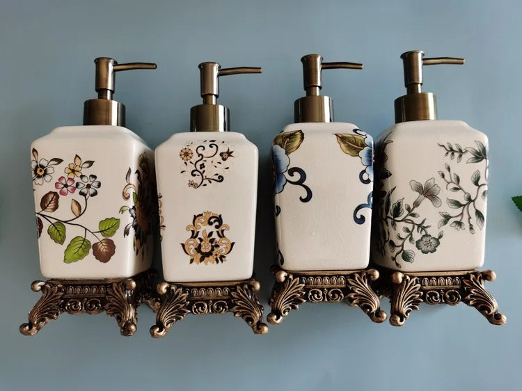 Nordic Vintage Lotionspender – Keramik Design 340ml