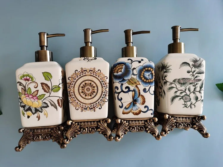 Nordic Vintage Lotionspender – Keramik Design 340ml