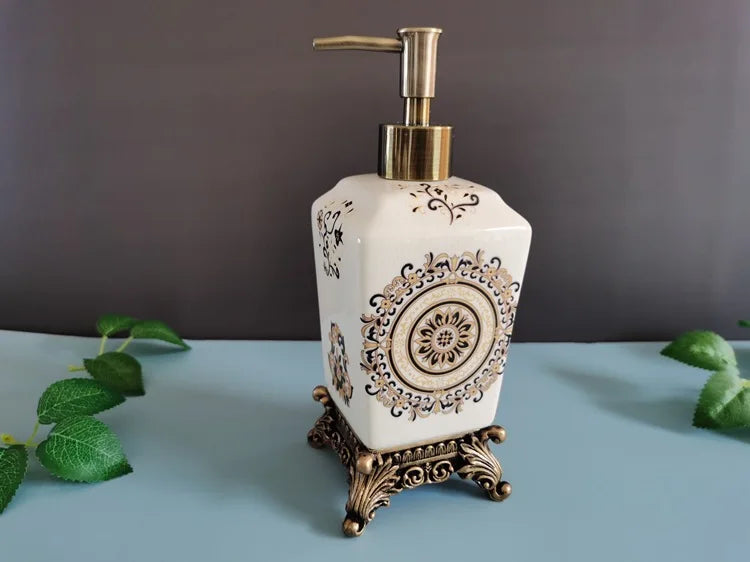 Nordic Vintage Lotionspender – Keramik Design 340ml