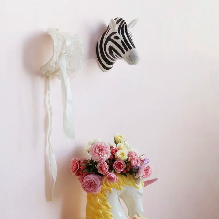 Nordische Einhorn-Vase – Keramik Vintage Stil – Wohndeko