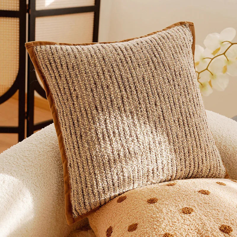 Nordisches Kissenbezug – Florales Polyester/Baumwolle – 30x50/45x45cm