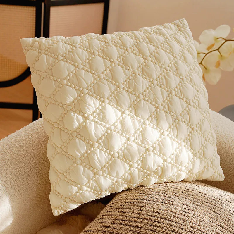 Nordisches Kissenbezug – Florales Polyester/Baumwolle – 30x50/45x45cm