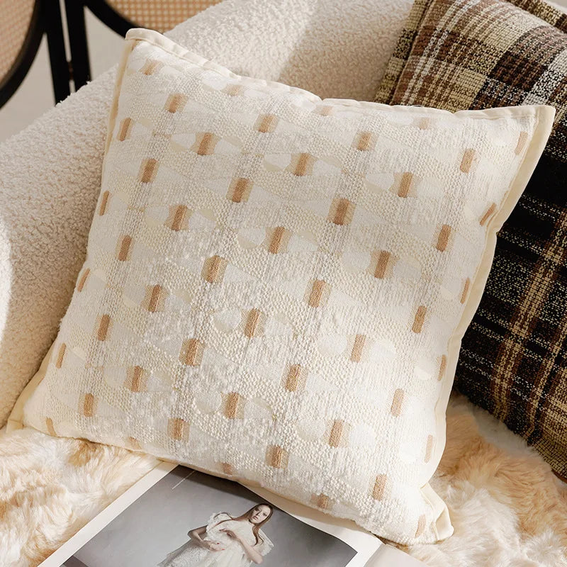 Nordisches Kissenbezug – Florales Polyester/Baumwolle – 30x50/45x45cm