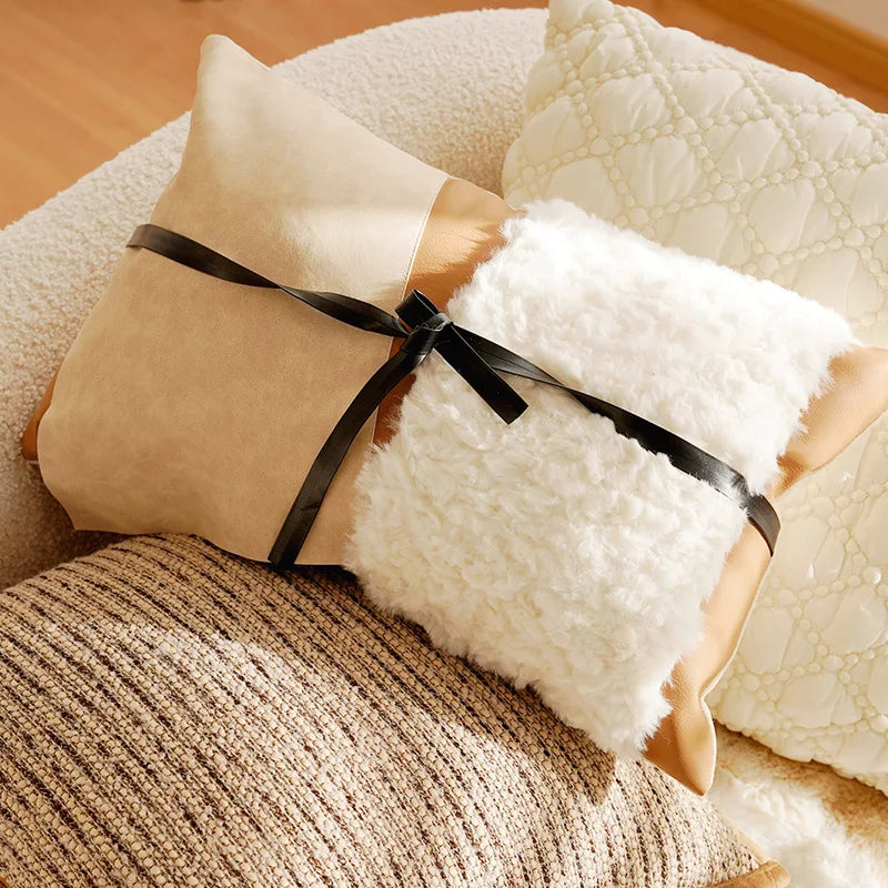 Nordisches Kissenbezug – Florales Polyester/Baumwolle – 30x50/45x45cm