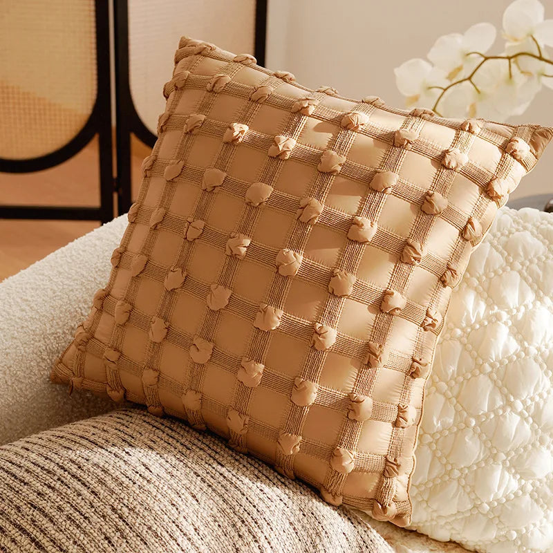 Nordisches Kissenbezug – Florales Polyester/Baumwolle – 30x50/45x45cm