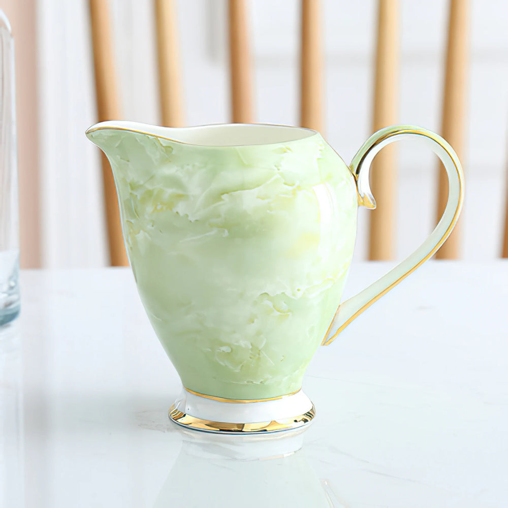 Nordisches Teekannenset – Keramik Handmade mit Goldeinlage