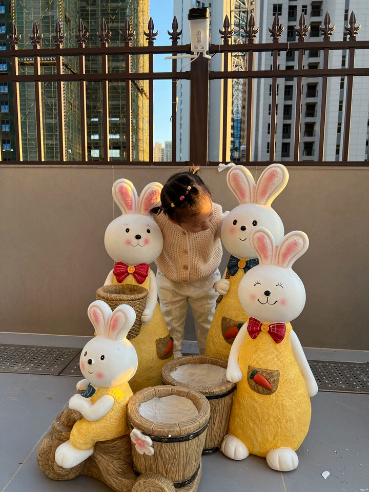 Häschen Blumentopf – Moderne & Outdoor Stil