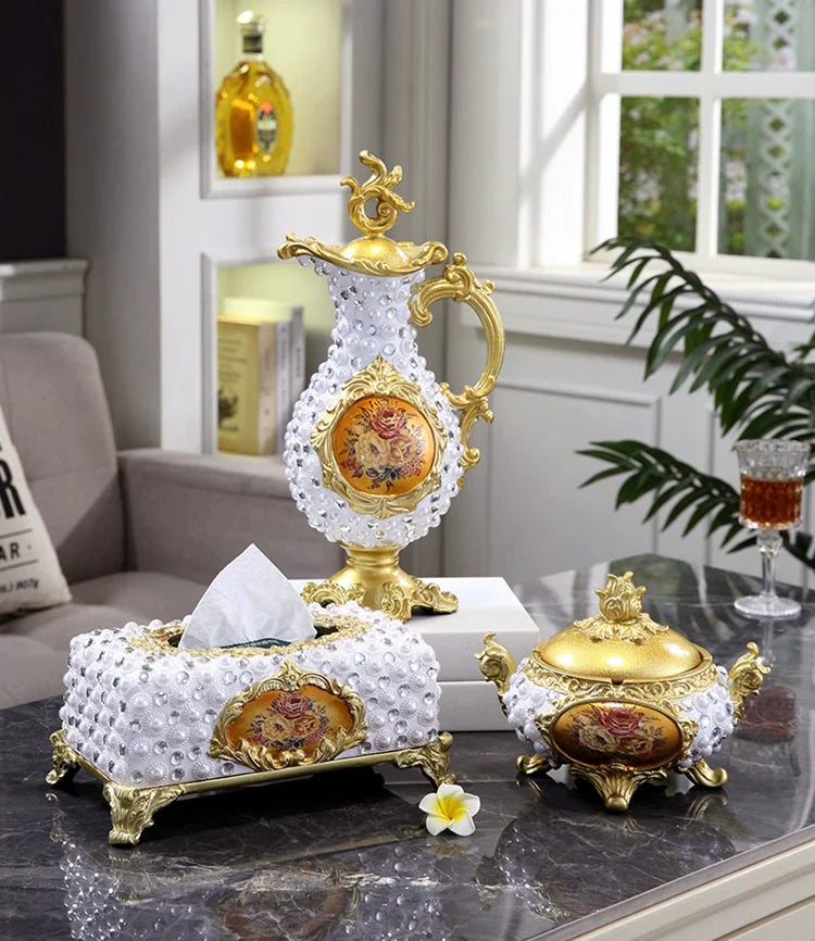 Vase im europäischen Stil - Harz Design - Wohnzimmer Must-have