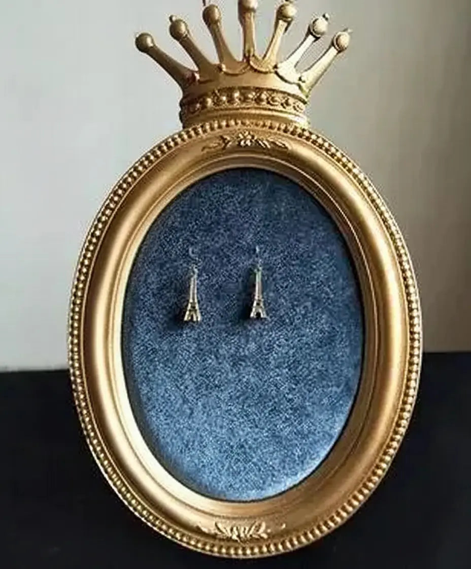 Ohrringhalter – Vintage Samtrahmen Design