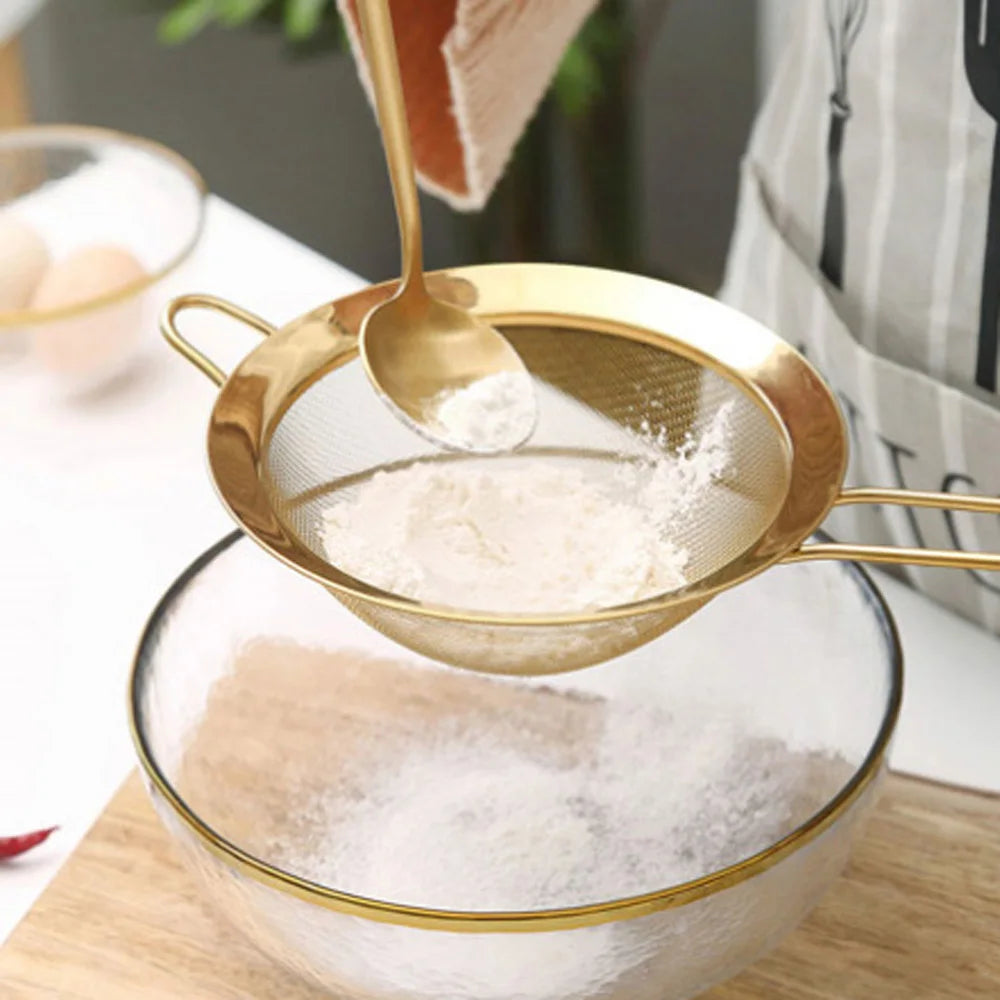 Ölsieb – Edelstahl Design – 3er Set