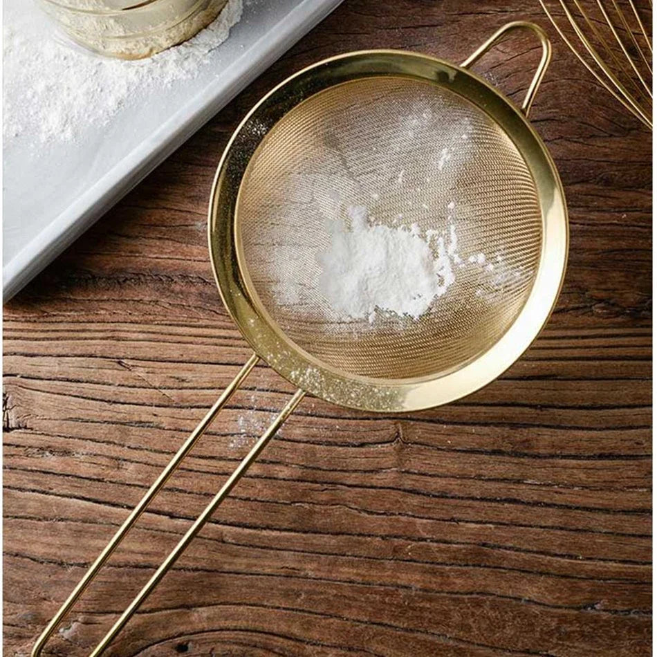 Ölsieb – Edelstahl Design – 3er Set