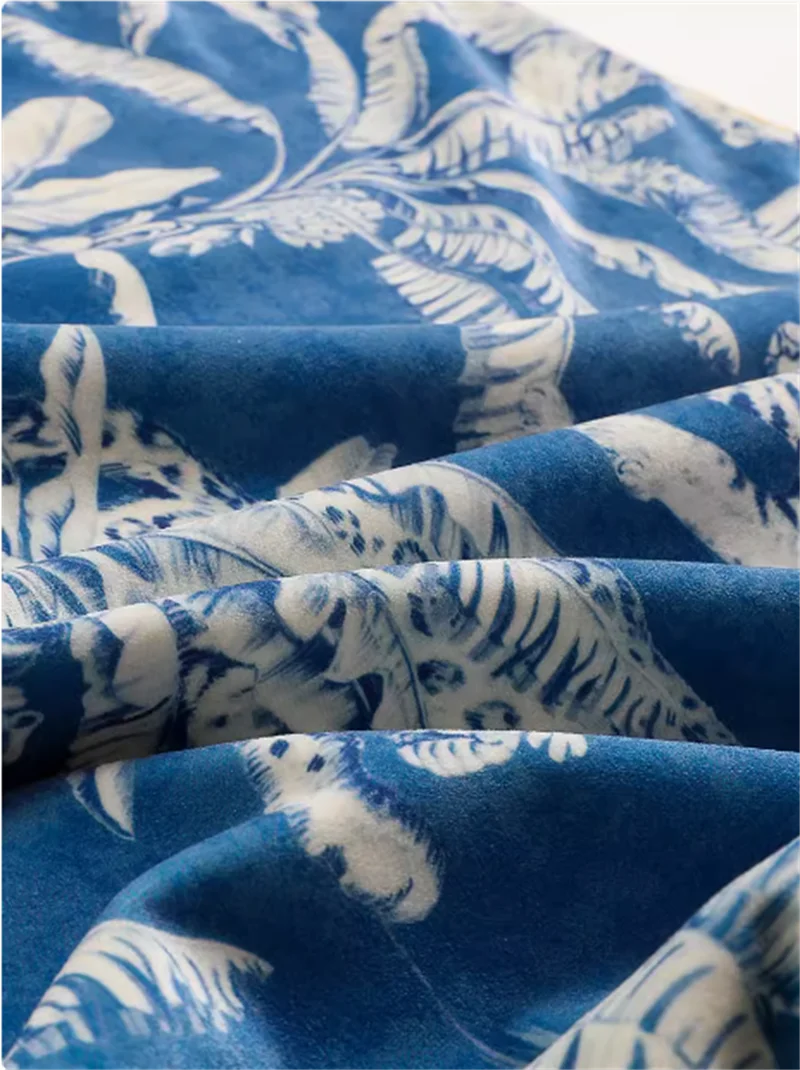 Orientalischer Samt Kissenbezug Tiermotiv in Farbe: Weiss, Grösse: 50x50 cm