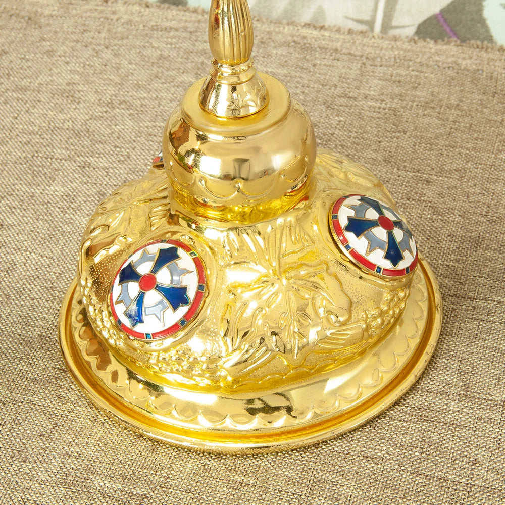 Orthodoxer Kerzenhalter - Goldlegierung - Für Zuhause