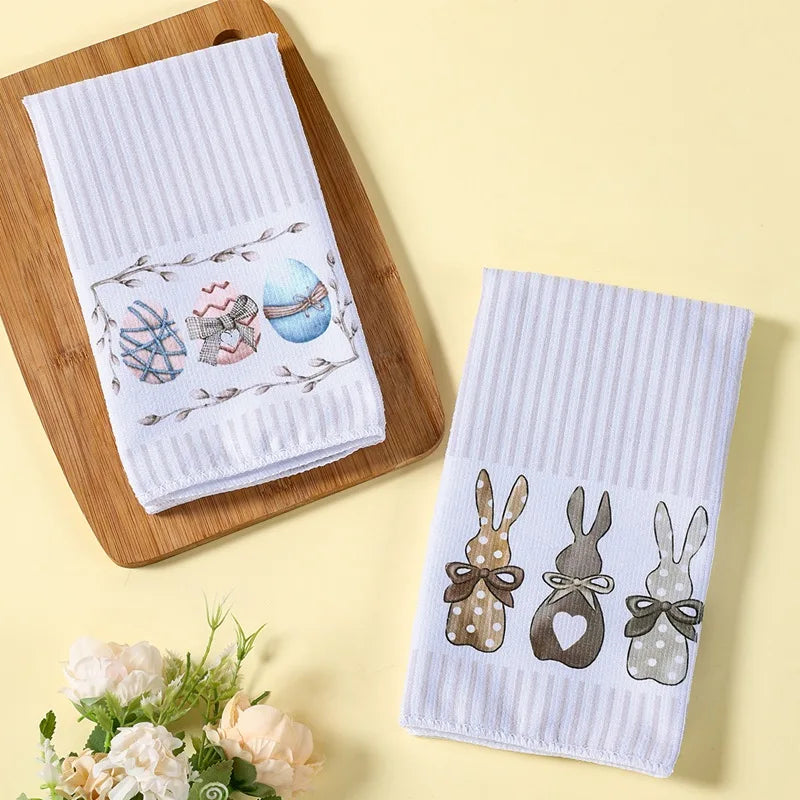 Osterhasen Geschirrtuch – Polyester Frühling Design