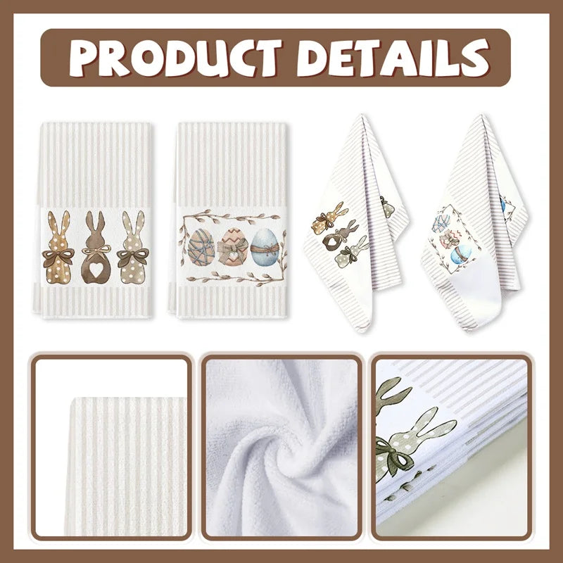 Osterhasen Geschirrtuch – Polyester Frühling Design