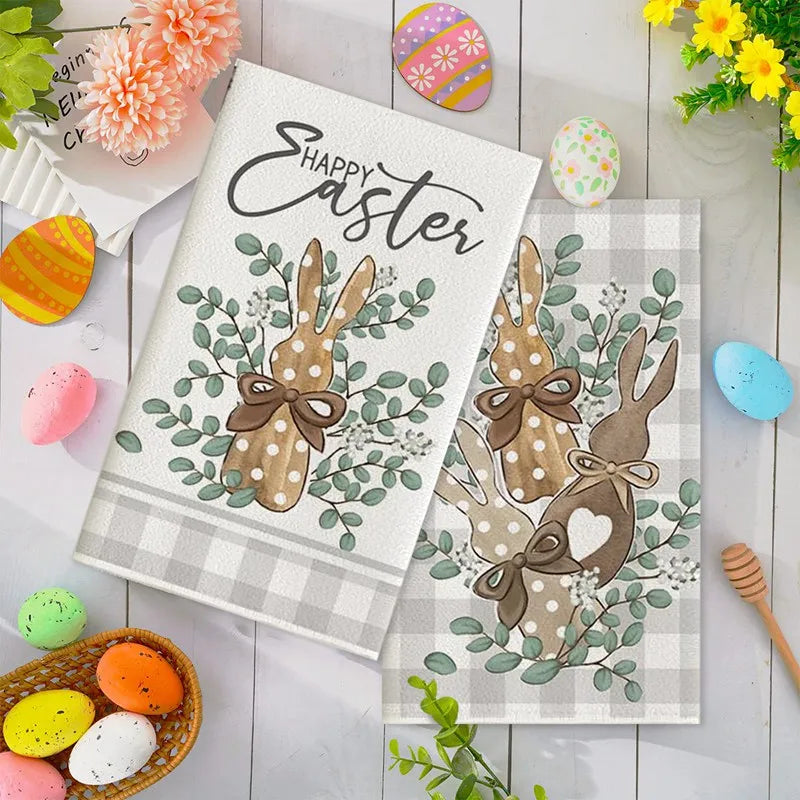 Osterhasen Geschirrtuch – Polyester Frühling Design